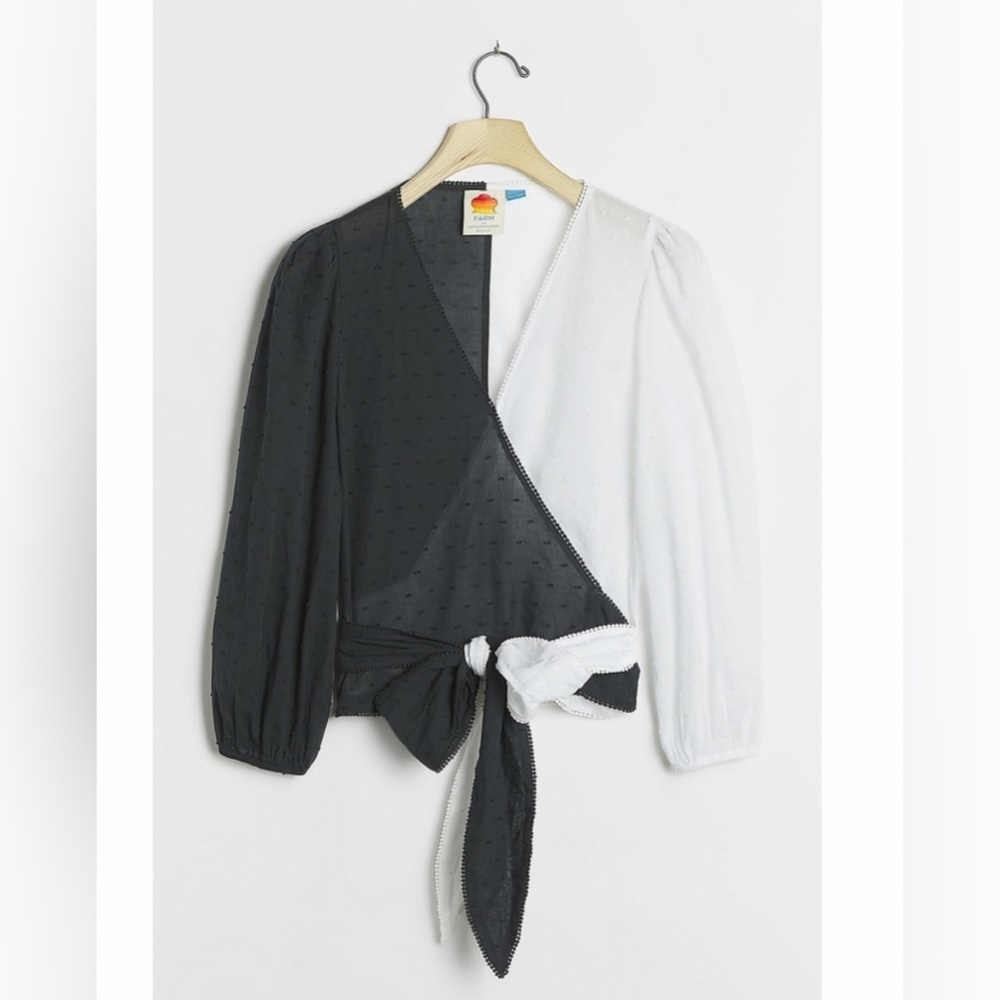 Farm Rio Wrap Blouse